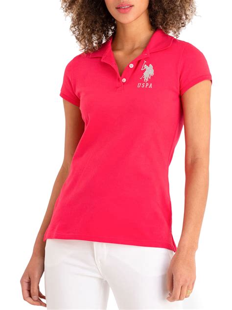 Women's Metallic Polo Shirts & Tops 